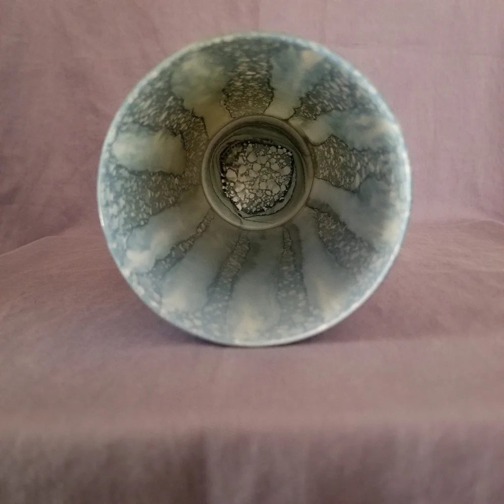 Dolce Vita by Franco Italian Art Glass Vase 9.75” Handmade NWT